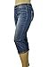 Alfa Global Women's Plus Size Stretch 5 Pocket Capri Pants