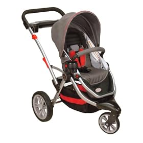 Contours Options 3 Wheeler Stroller II, Cinnamon