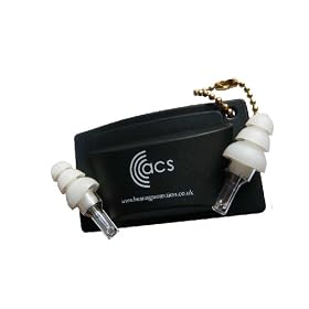 Elacin ER20S musicians & gig hearing protection in new rubber pouch