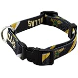 NHL Dallas Stars Black Adjustable Dog Collar (Small)