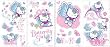RoomMates RMK1075SCS Hello Kitty Peel & Stick Wall Decals