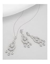 CZ Earrings In 92.5 Sterling Silver