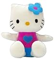 Hello Kitty Plüsch Figur Plüschfigur 45 cm Blume Blau