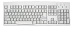 Arabic Keyboard - Arabic English Ivory / White Wired Keyboard PS2 (Little Round Plug)