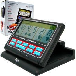 Portable Video Poker Touch-Screen 7 in 1 - Black & White. Product Category: Toys & Games > Slot & Poker
