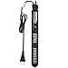 Zacro AH042 Submersible Aquarium Heater of 300W with Visible Temperature and Floating Thermometer with Suction Cup Black