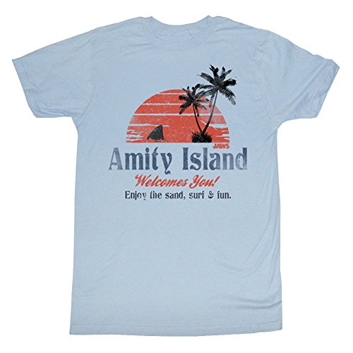 Jaws Amity Island Welcomes You Adult T-Shirt Tee