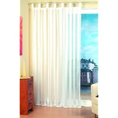 Schlaufenschal Isa Vorhang Dekoschal Gardine weiss 140x245