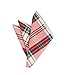 Hello Tie High-grade Men's Grid Cotton Pocket Squares Handkerchiefs 6pcs/lot Set 6