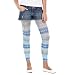 Xhilaration Blue Footless Tights - Tie Dye - S/M