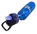 Hydr8 M8 - Health and Fitness Pro Water Bottle - Tritan Material - 700ml (24oz) - Blue