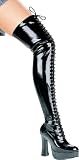 Ellie Shoes 557-OLIVIA, 5 Inch Heel Thigh High Stretch Boot