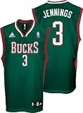 Brandon Jennings Green adidas NBA Replica Milwaukee Bucks Toddler Jersey