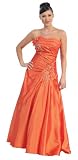 Strapless Taffeta Gown Formal Prom Floral Dress #2760