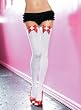 Naughty Nurse Costume Accessory Thigh Hi Stocking Hosiery