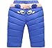 Little Boys Girls Winter Warm Cute Bear Ears Puffer Down Thick Snow Pants Windproof Elastic Ski Bib Pants 3T