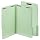 Globe-Weis Pressboard Folders with Fasteners, 1-Inch Expansion, 2-Inch Fasteners, 1/3 Cut Tabs, Legal Size, Green, 25-Count (29931)