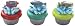 12 count - Fishing Fish Tackle Box Metallic Cupcake Picks