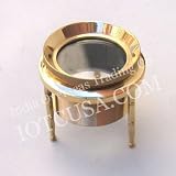 REAL SIMPLE...A HANDTOOLED HANDCRAFTED BRASS MAGNIFYING GLASS TRIPOD!!