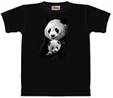 Panda Cuddle T-Shirt 100% Cotton Short Sleeve Teens & Adults Bear shirt