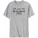 T-Shirt Mens Silver Gray " Hungarian Puli - ORNAMENTS / URBAN STYLE " Dogs
