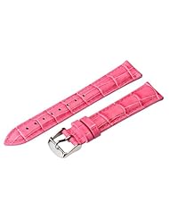20mm Light Pink Classic Croco Grain Watch Band with Built in Quick Release Pins - Fits All Watches!!!