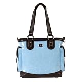 Fleurville Lexie Tote Diaper Bag in LoveKnots Blue