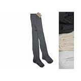 Stock provenant des magasins: Collant plain en coton lycra pour fille (lot de 3 pairs)