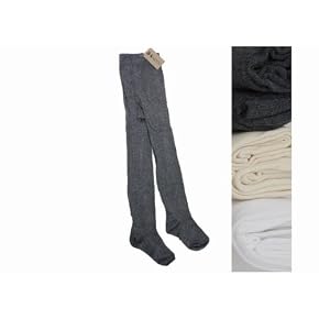 EX-STORES Clearance - Girls Plain Cotton Lycra Tights (Pack of 3)