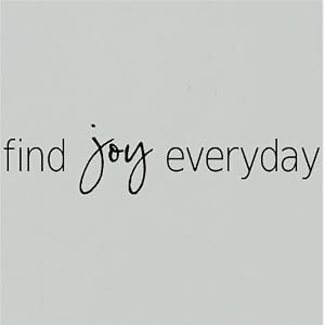 find Joy everyday 6x32 Vinyl Lettering Wall Art Sticker Transfer Decor