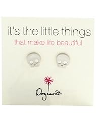 Dogeared "Its The Little Things" Its The Little Things Teeny Skull Earring Studs