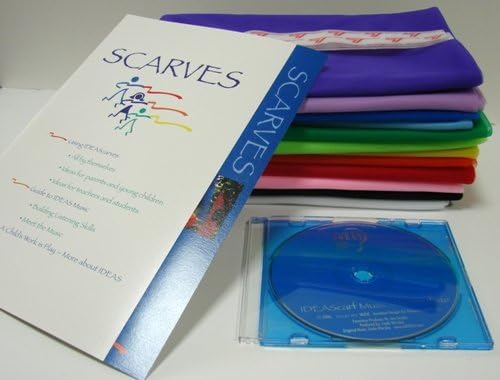 Children's Activity 36 Inch Multi-Colored Nylon Scarf Kit