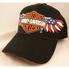 Harley baseball cap - Wings & Flag