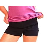 YogaColors Cotton Spandex Jersey Yoga High Waist Hot Shorts RSA8319