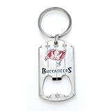 Tampa Bay Buccaneers Dog Tag Bottle Opener Keychain