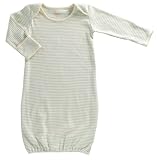 Newborns' Tadpoles Cotton Sleep Gown - Sage