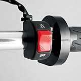 fog light switch On/Off black 12v DC electrical system 7/8" handlebar KiWAV