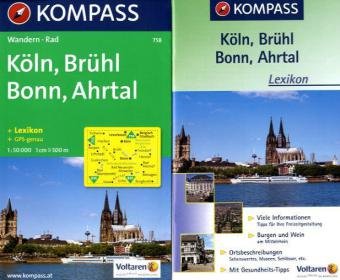 KOMPASS-Karten, Innsbruck K&ouml;ln, Br&uuml;hl, Bonn, Ahrtal 1 : 50 000: Wandern / Rad