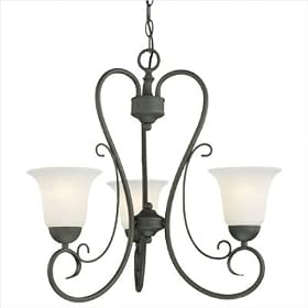 Ashley Chandelier in Bronze by Thomas Lighting