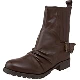 Kelsi Dagger Women's Bronte Biker Boot,Brown,9 M US
