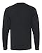 Fruit of the Loom Men's Lofteez Long-Sleeve T-Shirt, Black, Large