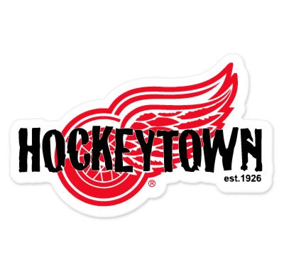 Detroit Red Wings NHL car bumper sticker decal (5