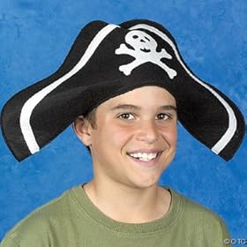  Child Felt Pirate Hat (1 dz)