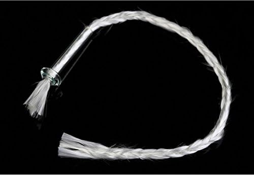 FiberWicks, 4-7/10Inch Glass Wick Holder For Oil Lamp, Set Of 6, Free Shipping