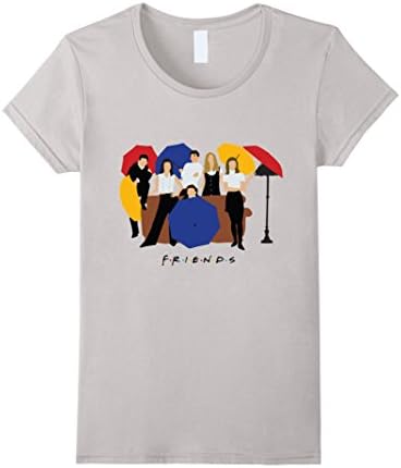 Women's FRIENDS TV SHOW T-SHIRT Large Silver