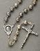 Jewelry : Pack of 2 Silver Rosebud Rosary Beads With Crucifix 21"