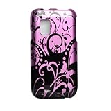 Premium Design Crystal Snap-on Case Cover for Samsung Fascinate - Purple Bl ....