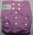 YoYoo One Size Bamboo Pocket Diaper Violet - Compare to FuzziBunz