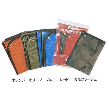 MPI Outdoors(エムピーアイアウトドアズ) オールウェザーブランケット オレンジ 22147
