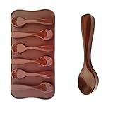2pcs Spoon Mold,COOKO SpoonS Shape Silicone Mold for Making Homemade Chocolate, Candy, Gummy, Jelly, Baking Molds and More (Spoon)